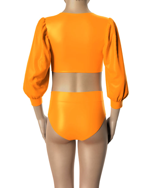 KYLIE Leotard Base - Orange